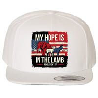 My Hope Is In The Lamb Jesus 2024 Election Wool Snapback Cap
