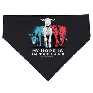 My Hope Is In The Lamb Christian USA-Made Doggie Bandana