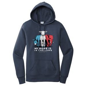 My Hope Is In The Lamb Christian Women's Pullover Hoodie