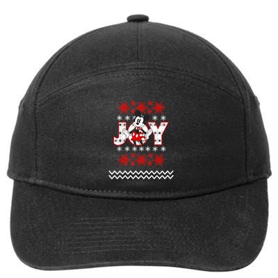 Mouse Holiday Joy 7-Panel Snapback Hat