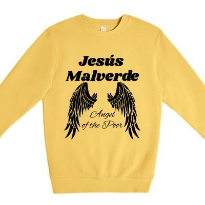 Mexican Hero Jesus Malverde Angel Of The Poor Premium Crewneck Sweatshirt