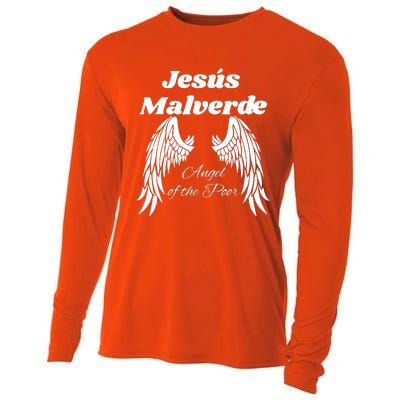 Mexican Hero Jesus Malverde Angel Of The Poor Cooling Performance Long Sleeve Crew