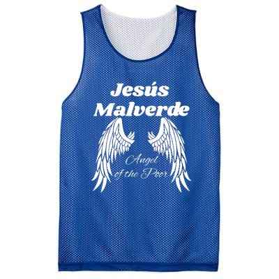 Mexican Hero Jesus Malverde Angel Of The Poor Mesh Reversible Basketball Jersey Tank