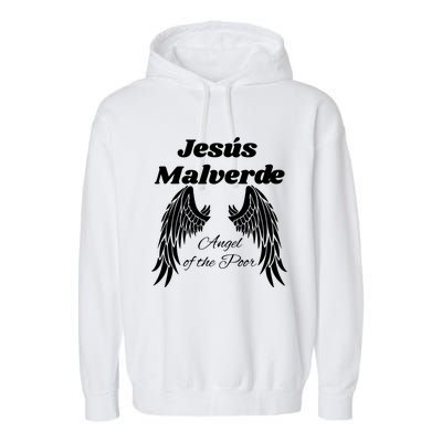 Mexican Hero Jesus Malverde Angel Of The Poor Garment-Dyed Fleece Hoodie