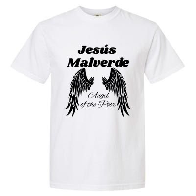 Mexican Hero Jesus Malverde Angel Of The Poor Garment-Dyed Heavyweight T-Shirt