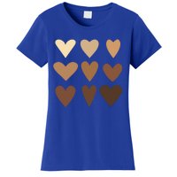 Melanin Hearts Junenth Black History Month Melanin Gift Women's T-Shirt