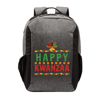 Merry happy kwanzaa christmas African American holiday Vector Backpack