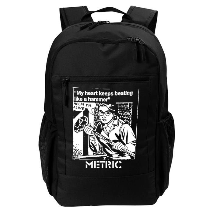 My Heart Keeps Beating Like A Hammer Metric Daily Commute Backpack