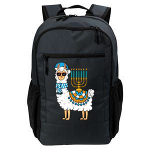 Menorah Hanukkah Llama Cute Alpaca Chanukah Daily Commute Backpack