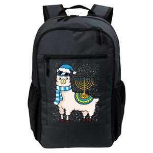 Menorah Hanukkah Llama Cute Alpaca Chanukah Daily Commute Backpack