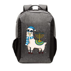 Menorah Hanukkah Llama Cute Alpaca Chanukah Vector Backpack