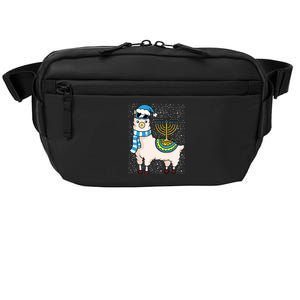 Menorah Hanukkah Llama Cute Alpaca Chanukah Crossbody Pack