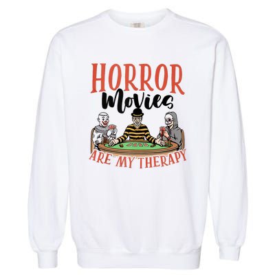 Movie Horror Lover Scary Horror Film Horror Movies Garment-Dyed Sweatshirt