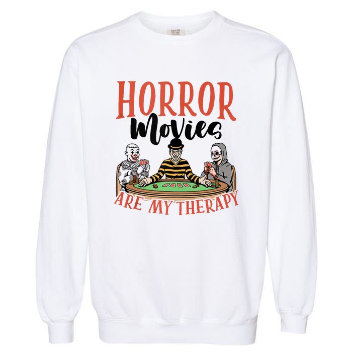 Movie Horror Lover Scary Horror Film Horror Movies Garment-Dyed Sweatshirt