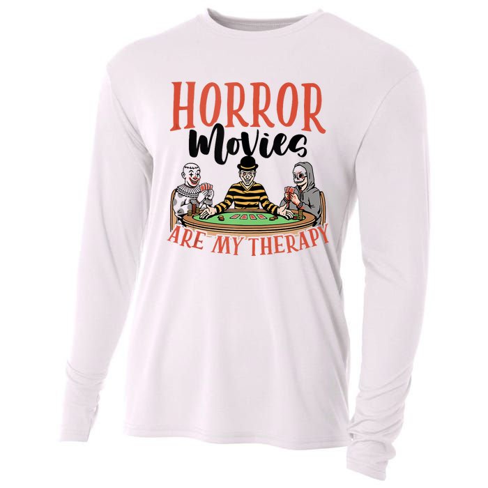 Movie Horror Lover Scary Horror Film Horror Movies Cooling Performance Long Sleeve Crew