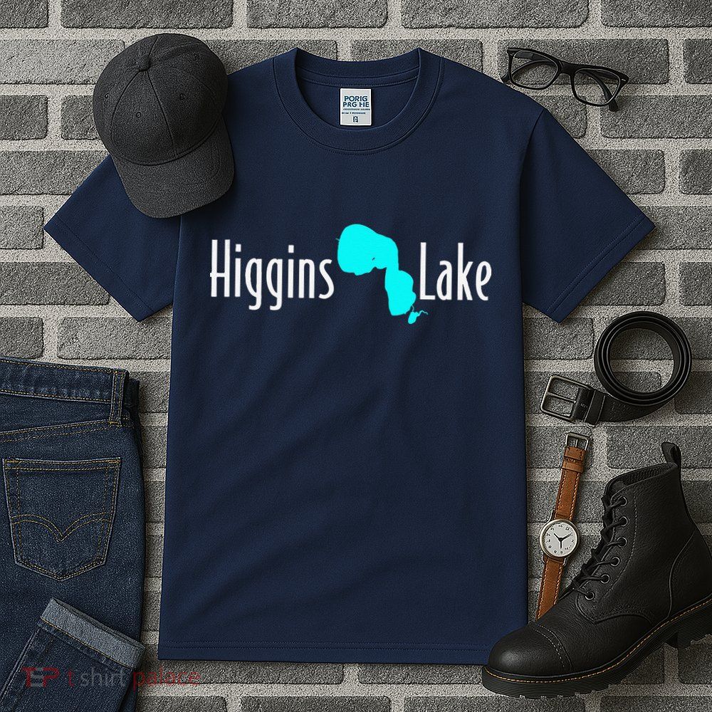 Minimalist Higgins Lake Michigan Tall T-Shirt