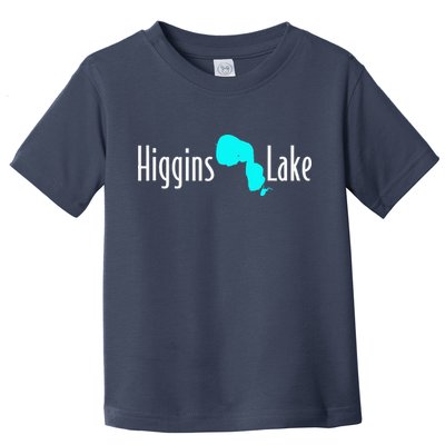Minimalist Higgins Lake Michigan Toddler T-Shirt