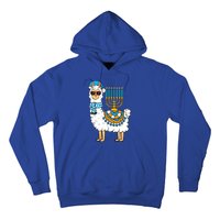 Menorah Hanukkah Llama Cute Alpaca Chanukah Hoodie