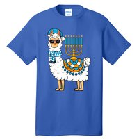 Menorah Hanukkah Llama Cute Alpaca Chanukah Tall T-Shirt