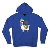 Menorah Hanukkah Llama Cute Alpaca Chanukah Tall Hoodie