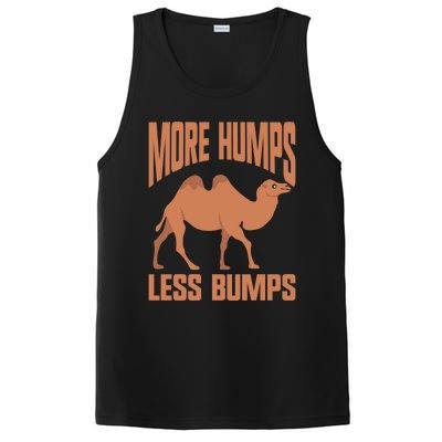 More Humps Less Bumps Camel Funny Gift PosiCharge Competitor Tank