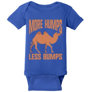 More Humps Less Bumps Camel Funny Gift Baby Bodysuit