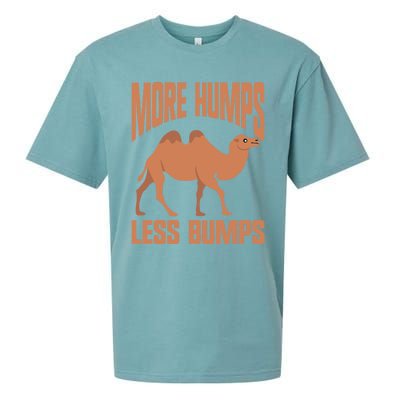 More Humps Less Bumps Camel Funny Gift Sueded Cloud Jersey T-Shirt