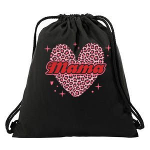 Mama Heart Love Family Matching Drawstring Bag