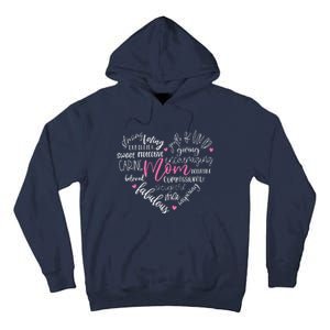 Mom Heart Love Typography Mother's Day Blessed Mama Life Tall Hoodie