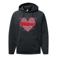 Mimi Heart Love Family Matching Performance Fleece Hoodie