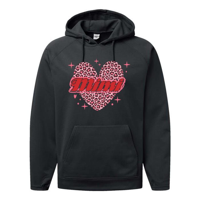 Mimi Heart Love Family Matching Performance Fleece Hoodie