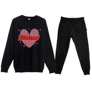 Mimi Heart Love Family Matching Premium Crewneck Sweatsuit Set