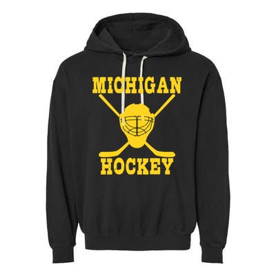 Michigan Hockey Garment-Dyed Fleece Hoodie