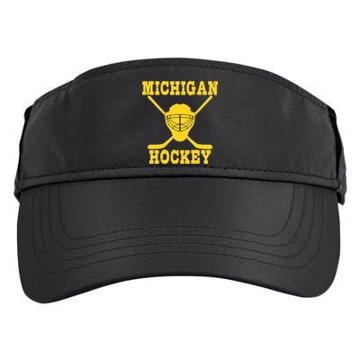 Michigan Hockey Adult Drive Performance Visor