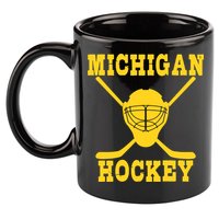 Michigan Hockey 11oz C Handle Ceramic Mug