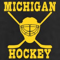 Michigan Hockey 11oz C Handle Ceramic Mug