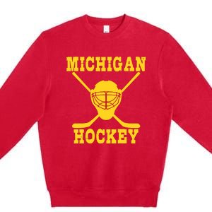 Michigan Hockey Premium Crewneck Sweatshirt