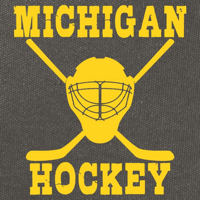 Michigan Hockey Cotton Canvas Backpack
