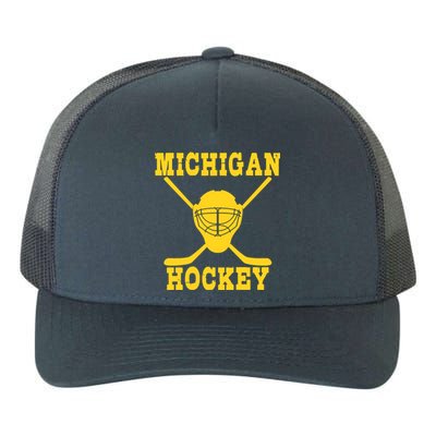 Michigan Hockey Yupoong Adult 5-Panel Trucker Hat