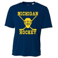 Michigan Hockey Cooling Performance Crew T-Shirt