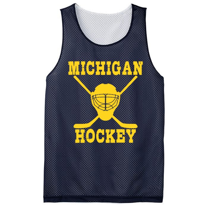 Michigan Hockey Mesh Reversible Basketball Jersey Tank