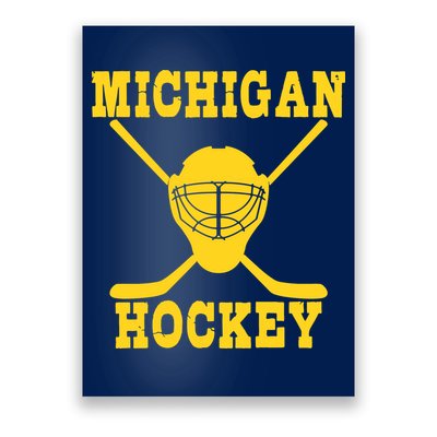 Michigan Hockey Poster
