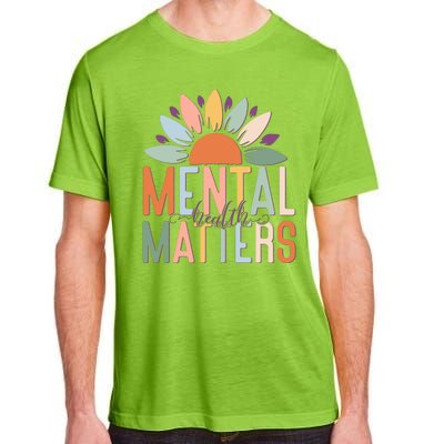 Mental Health Matters Flower Adult ChromaSoft Performance T-Shirt