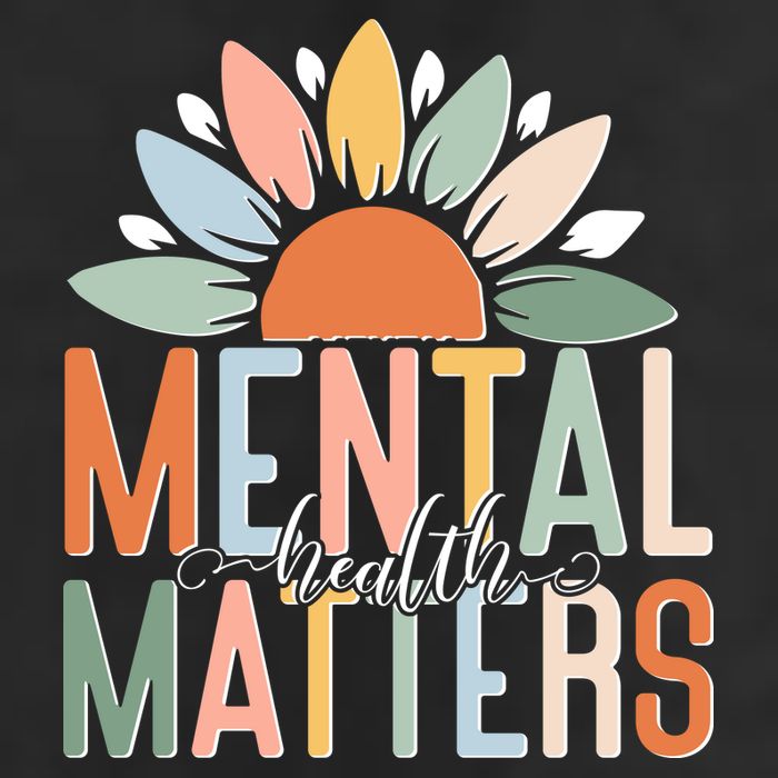 Mental Health Matters Flower Cool Comfort Performance Bucket Hat