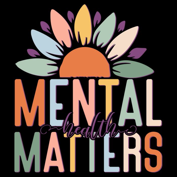 Mental Health Matters Flower Mug