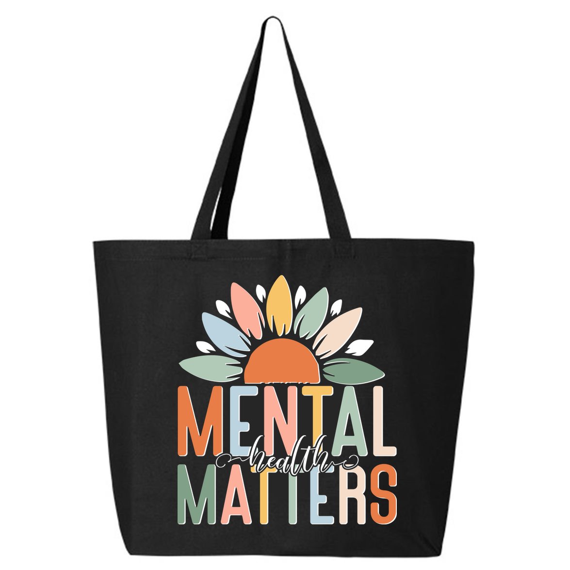 Mental Health Matters Flower 25L Jumbo Tote