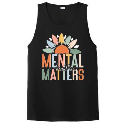 Mental Health Matters Flower PosiCharge Competitor Tank