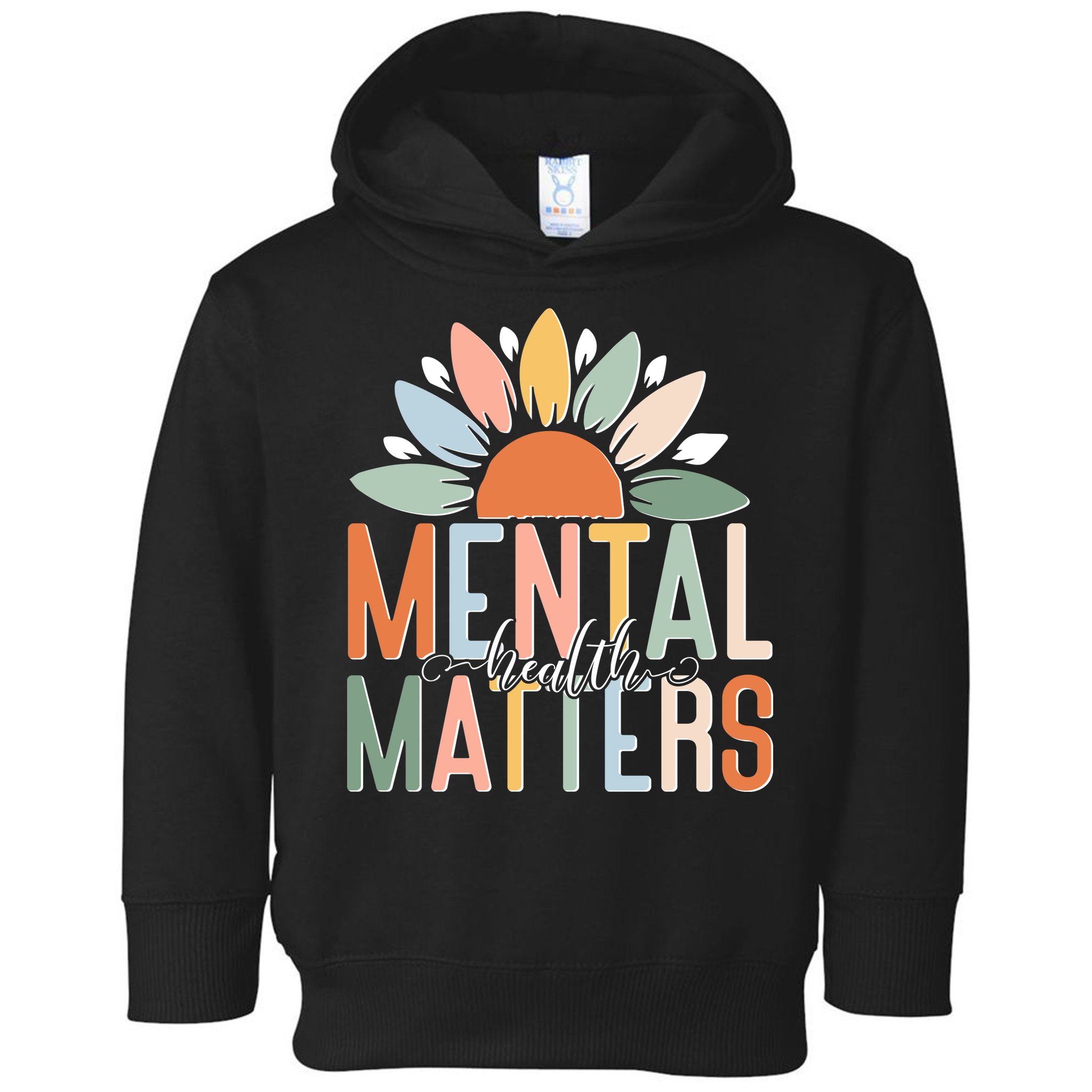 Mental Health Matters Flower Toddler Hoodie