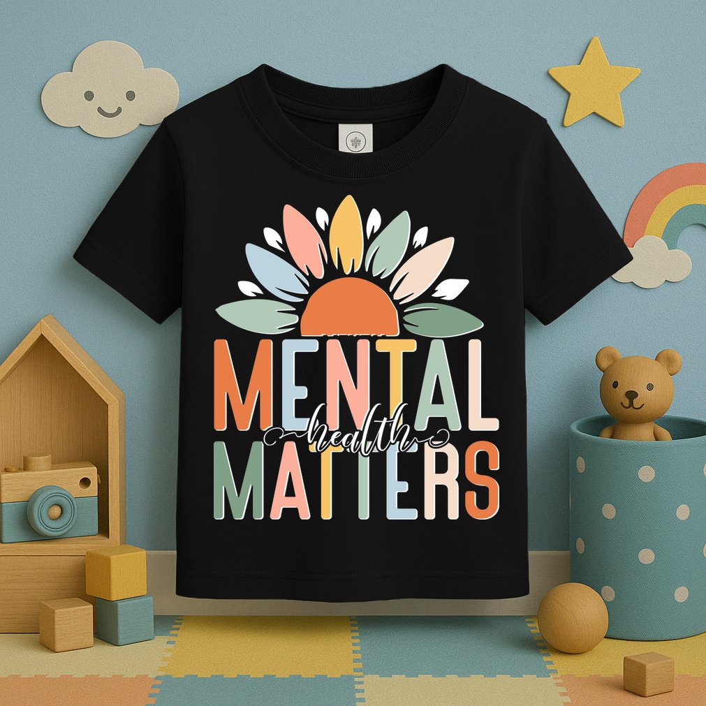 Mental Health Matters Flower Toddler T-Shirt