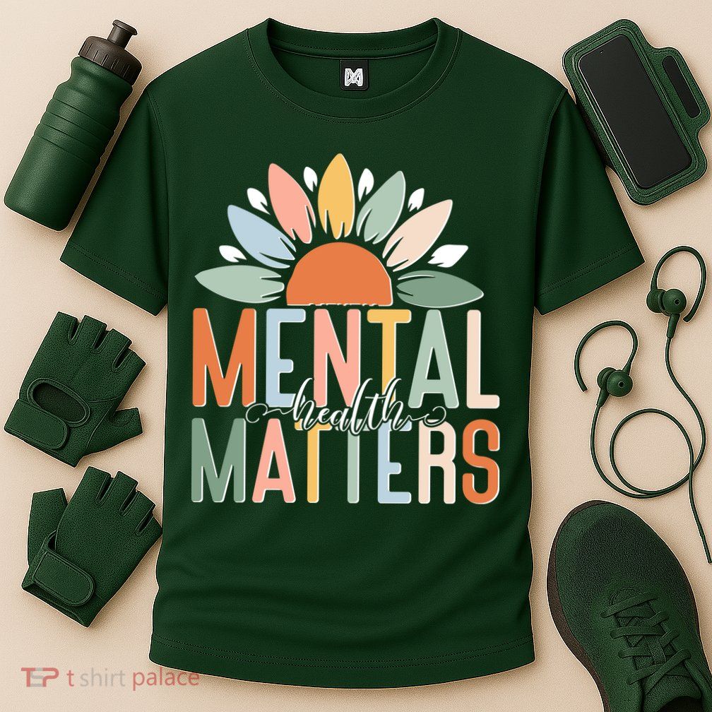 Mental Health Matters Flower Performance Shirt